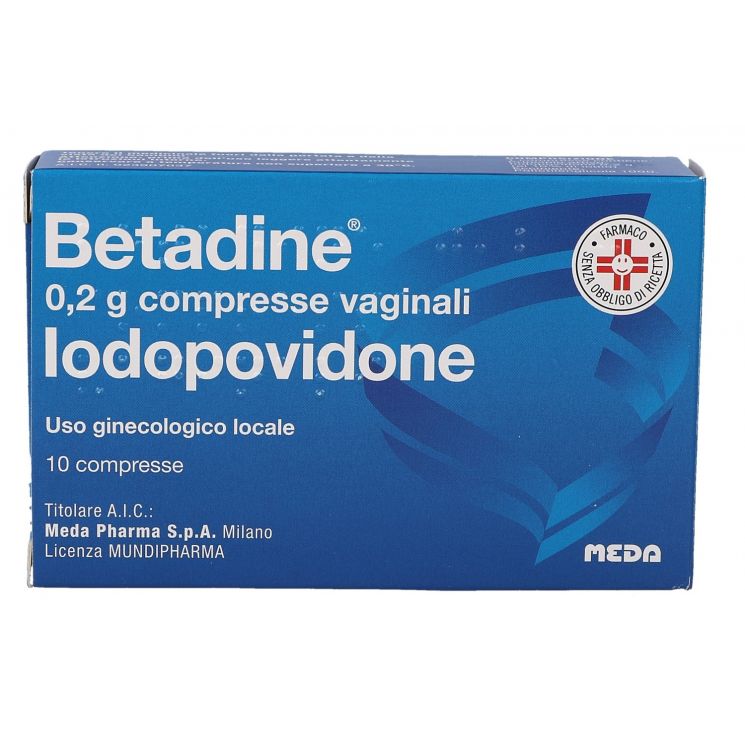 Betadine 10 Compresse vaginali 200mg